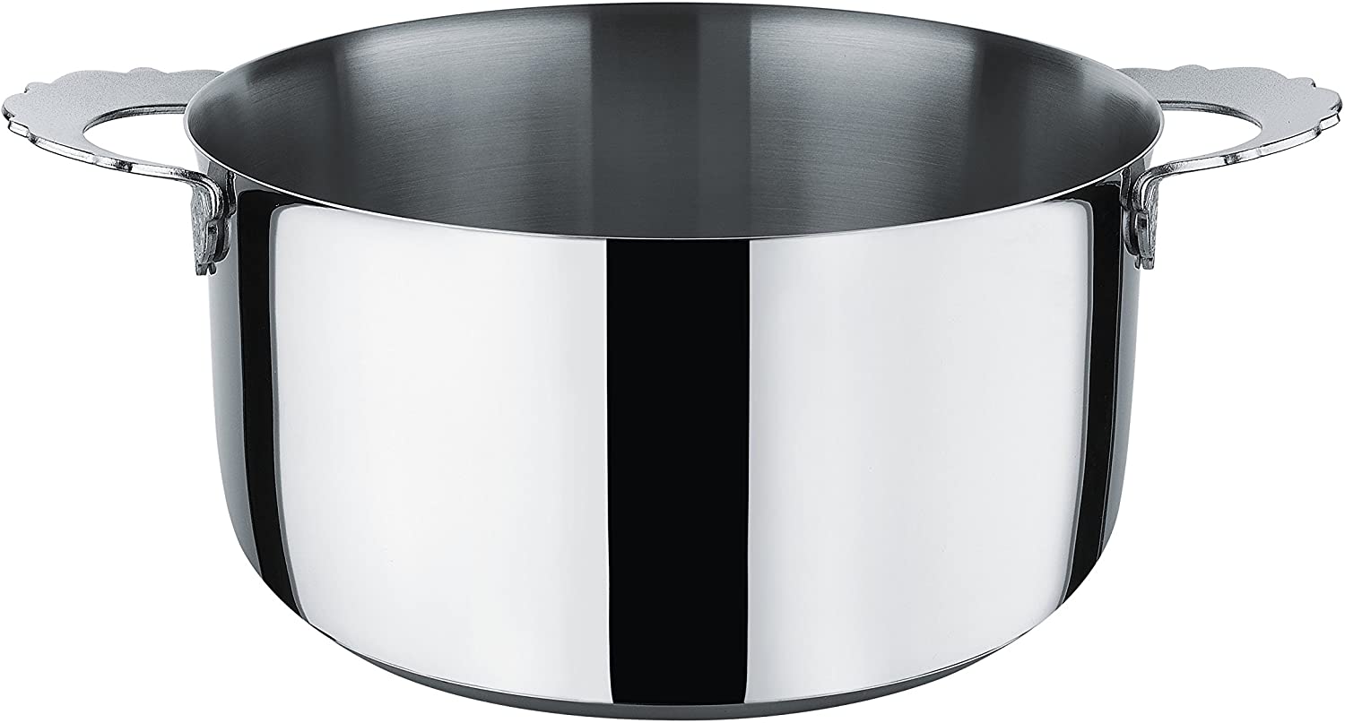 Alessi Dressed Casserole 2 Handles Ø 20 Stainless Steel