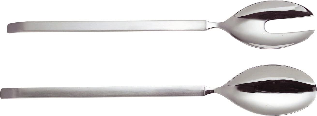 Alessi Dry Salad Servers Stainless Steel