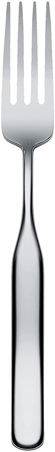 \'Alessi IS02/2 Collo Alto table fork 18/10 POLISHED STAINLESS STEEL 20.8 x 4 x 5 cm 6 Units Silver