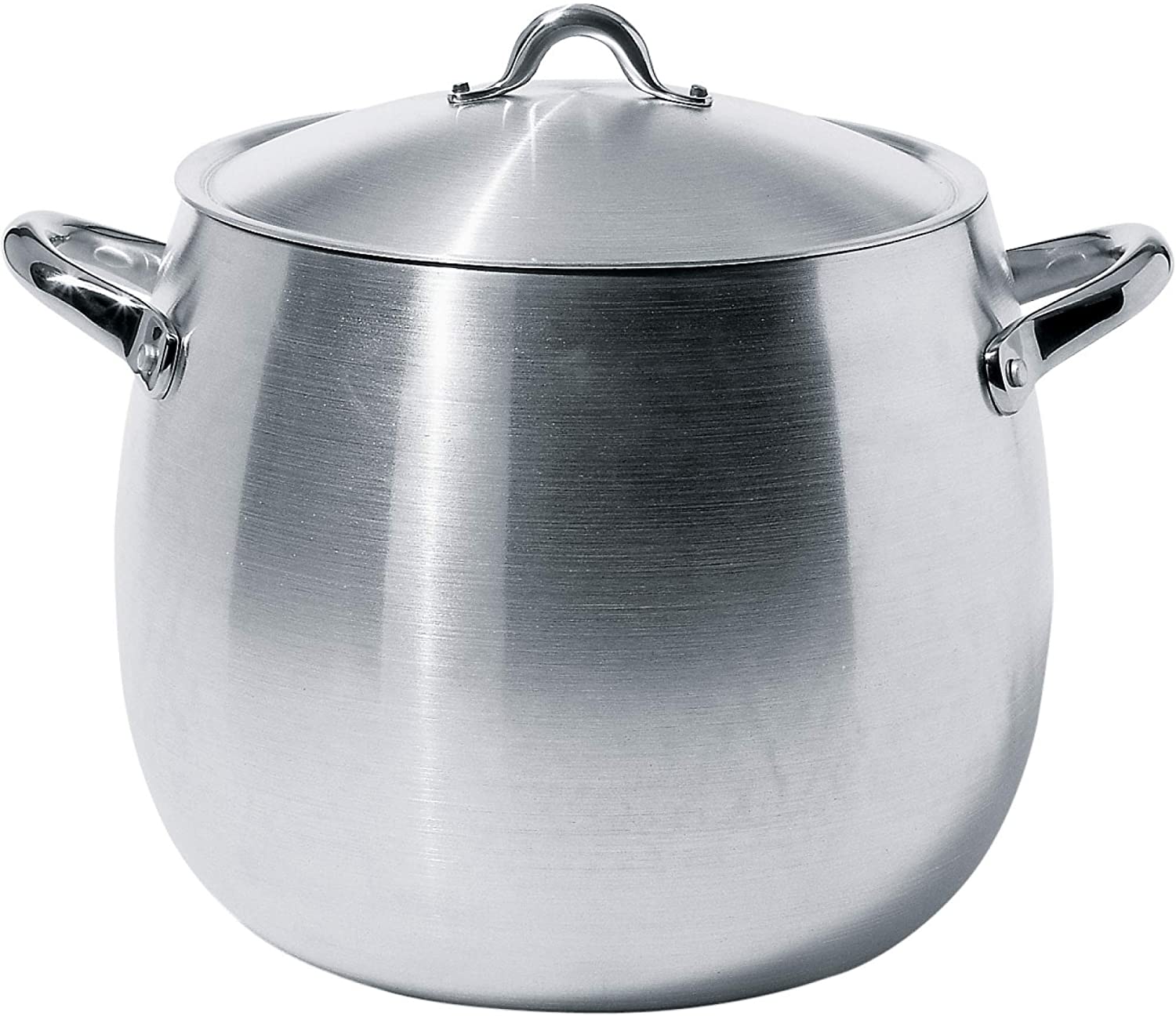 Alessi Mami Pot with Lid, Aluminium, 26 cm (SG100/26AL)