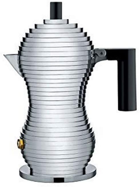 Alessi MDL02/1 B/Espresso Maker Head Handle Cast Aluminium/Black Design