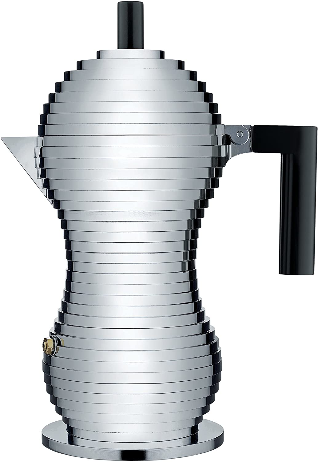 Alessi Pulcina Espresso Coffee Maker, 3 Cups, Red