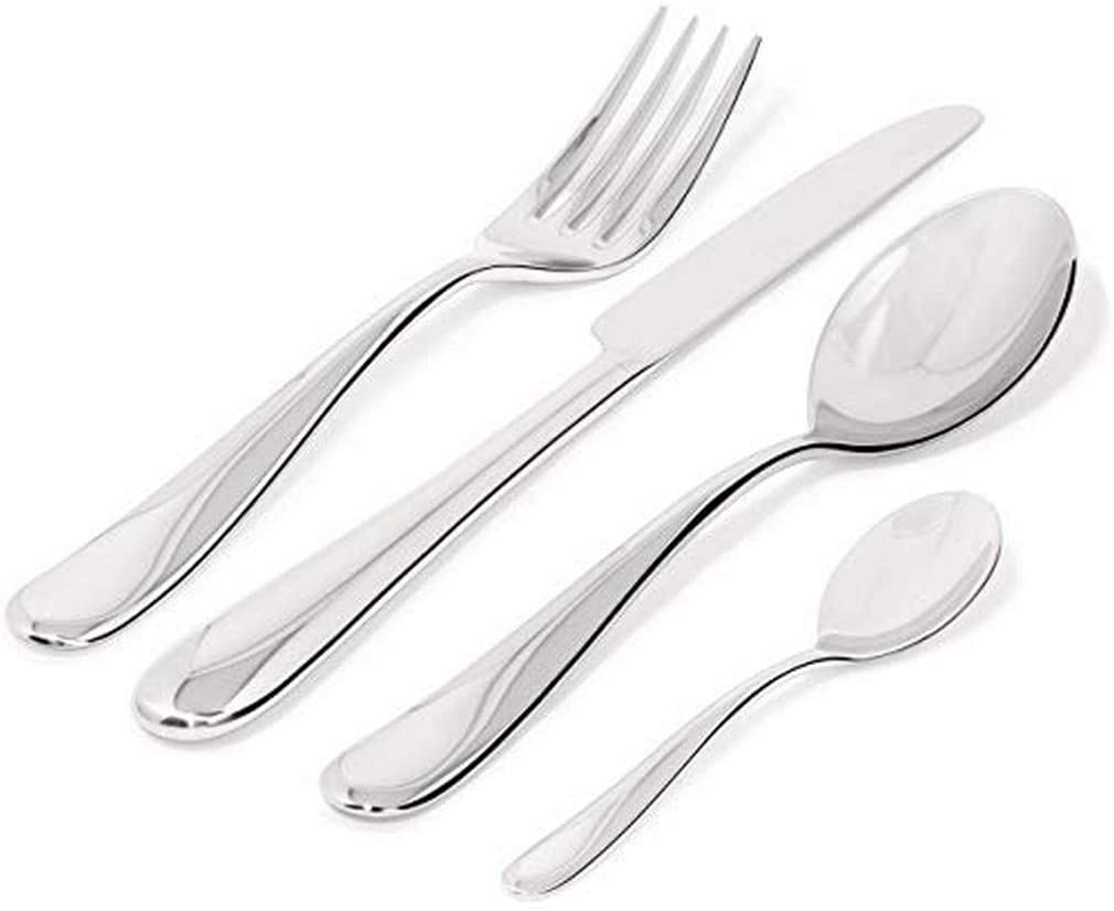 Alessi Nuovo Milano 5180S24 Cutlery Set, 24 Piece