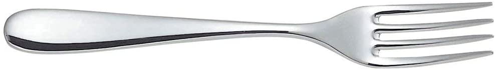 Alessi Nuovo Milano Fork Fruit Bowl High-Gloss Stainless Steel