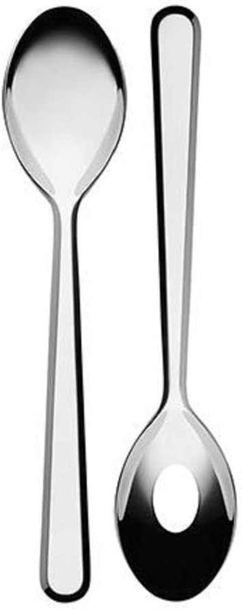 Alessi BG02/14 Salad Servers Silver