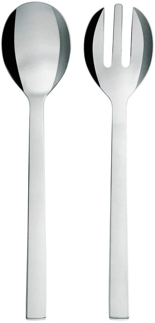 Alessi Santiago Salad Servers Stainless Steel 8 x 29.5 x 5 cm