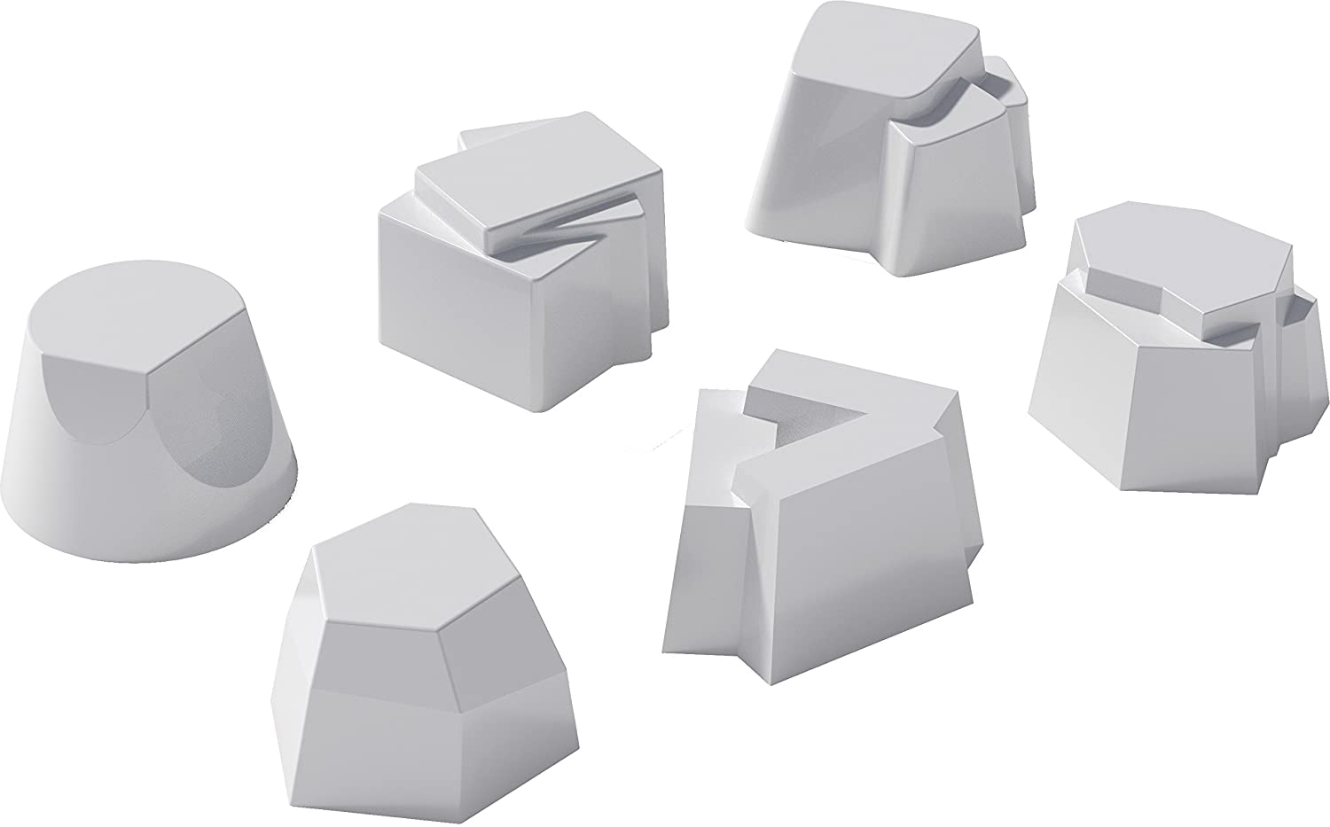 Alessi Timbale Moulds White Silicone – Set of 6