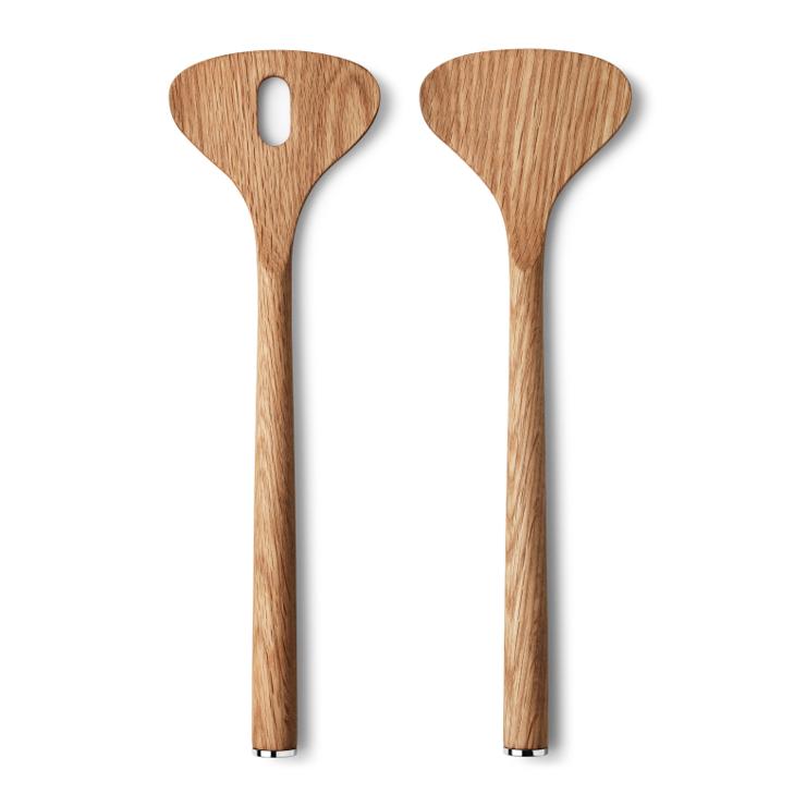 Georg Jensen Alfredo Salad Servers Oak