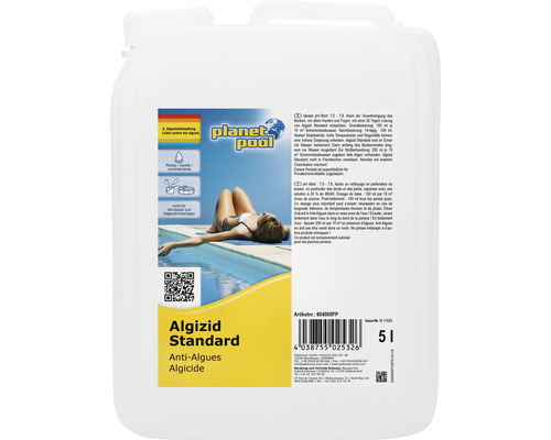 Planet Pool Algicide standard low-foam, 5 L