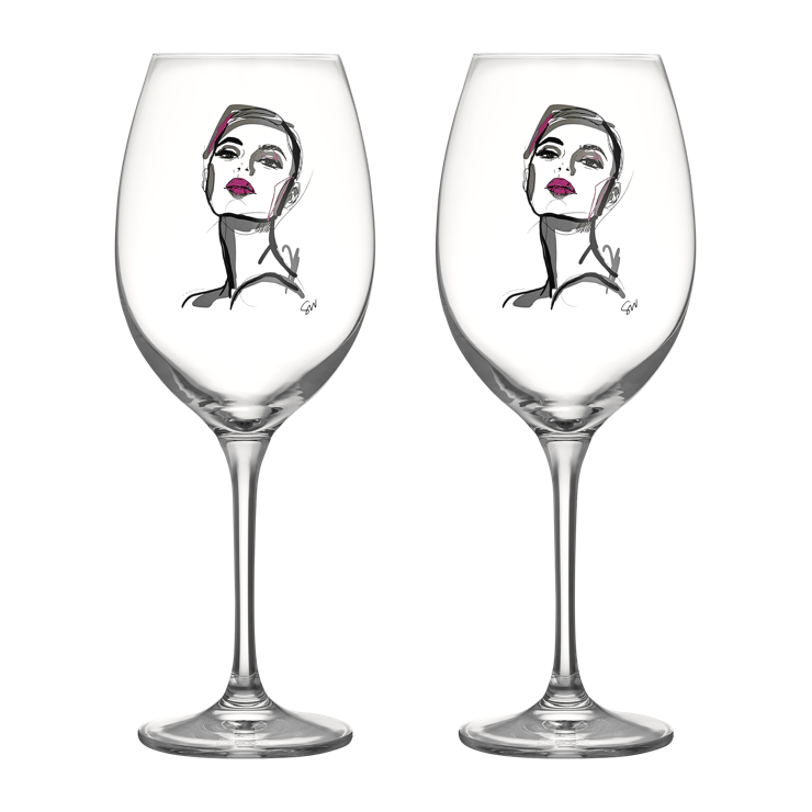 Kosta Boda All about you wine glass 52 cl 2er pack