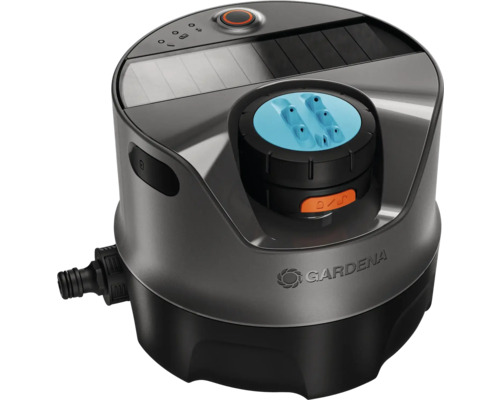 GARDENA AquaPrecise all-in-one above-ground irrigation solution with solar power and Bluetooth® app