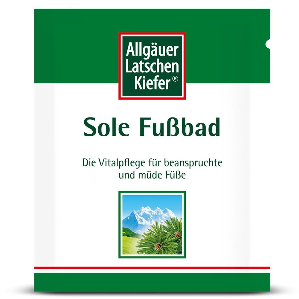ALLGAEUER Allgäuer Latschenkiefer® Sole Fußbad 350 g