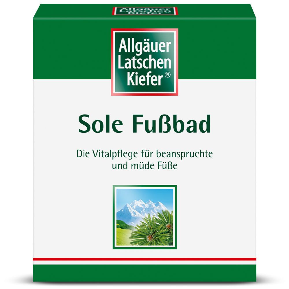 ALLGAEUER Allgäuer Latschenkiefer® Sole Fußbad 10x10 g