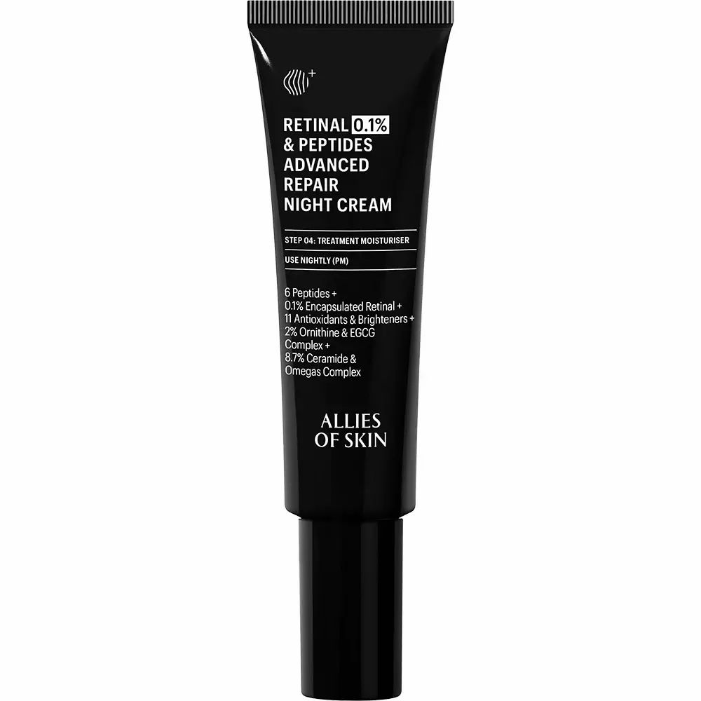 ALLIES OF SKIN Retinal 0.1% & Peptides Advanced Repair Night Cream – intensive regeneration 48 ml