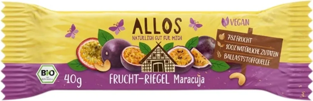 Allos Fruit Bar Passion Fruit -- 40g