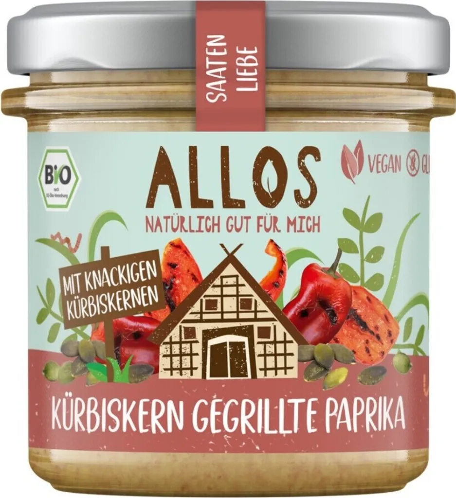 Allos - Saatenliebe Pumpkin Seeds Grilled Peppers - 135 g