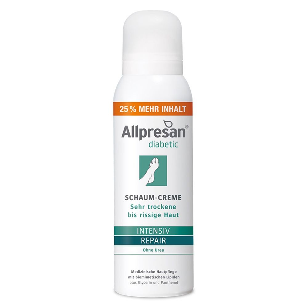 Allpresan diabetic INTENSIVE + REPAIR foam cream without urea 125 ml