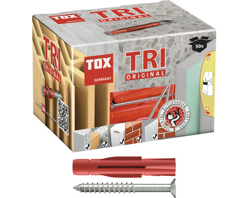 Tox Dübel All-purpose dowel Tox Tri 6/36 + screw 50 pieces