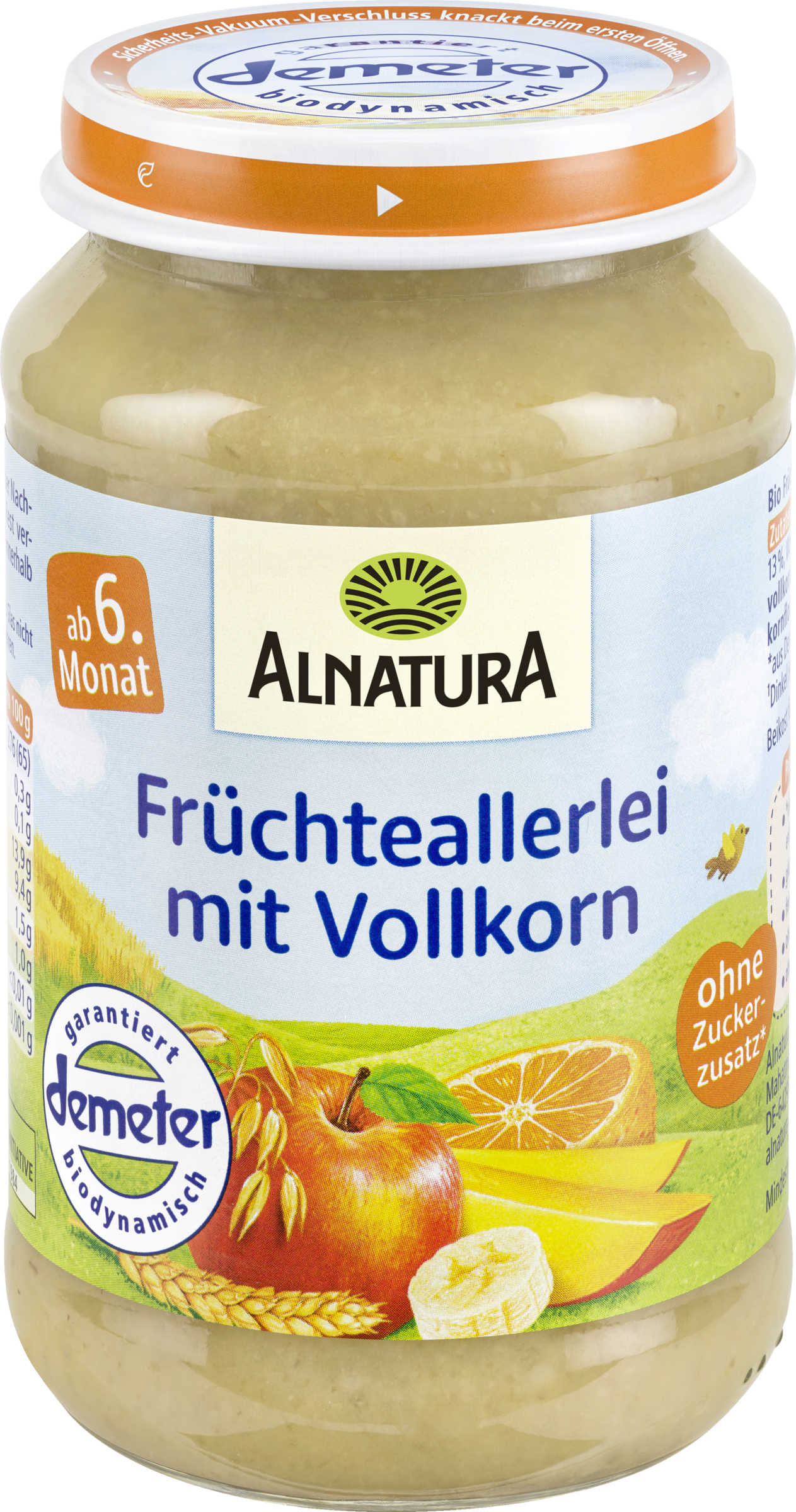 Alnatura organic mixed fruits with whole grain