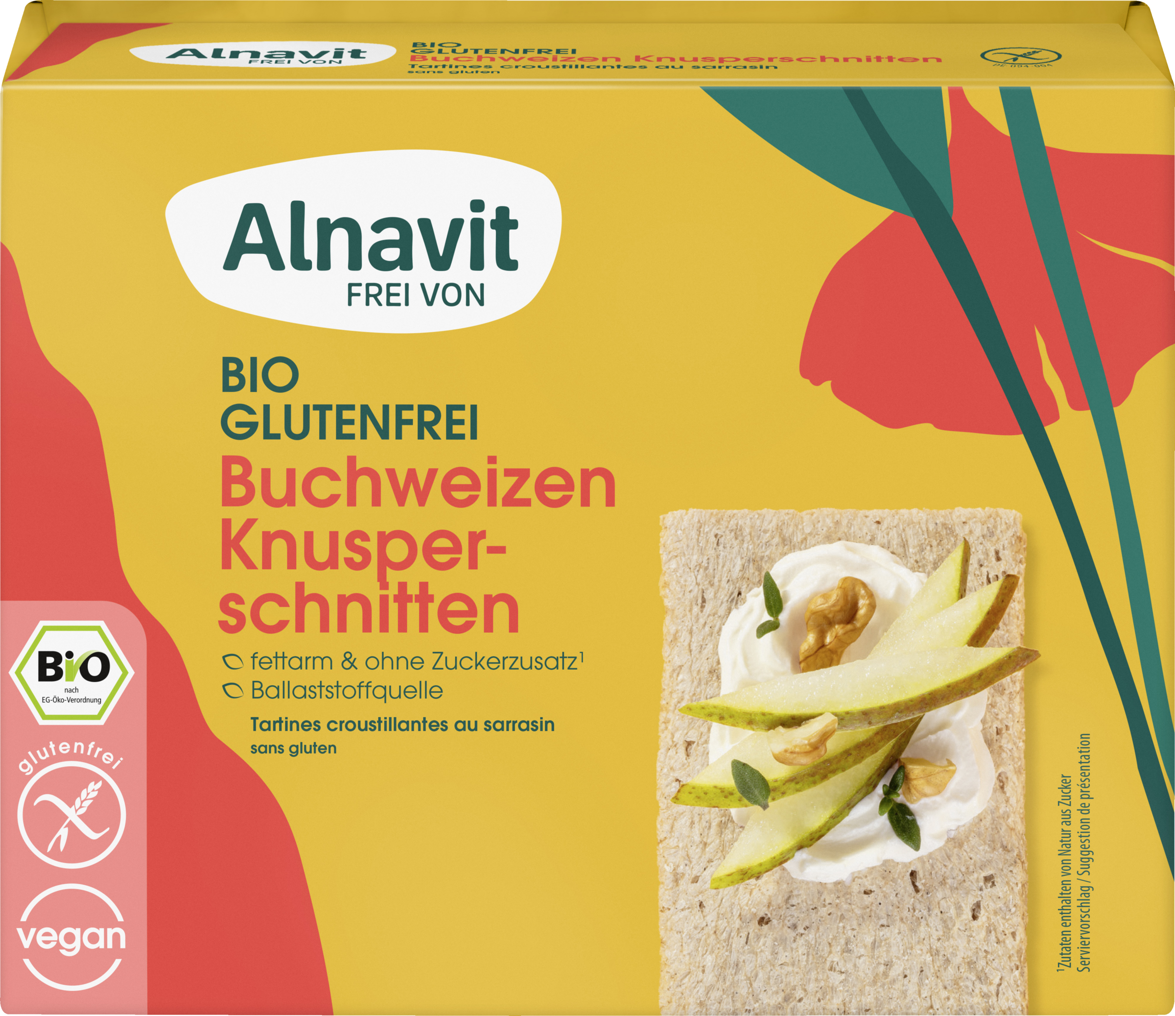 Alnavit organic buckwheat crispy slices 150g
