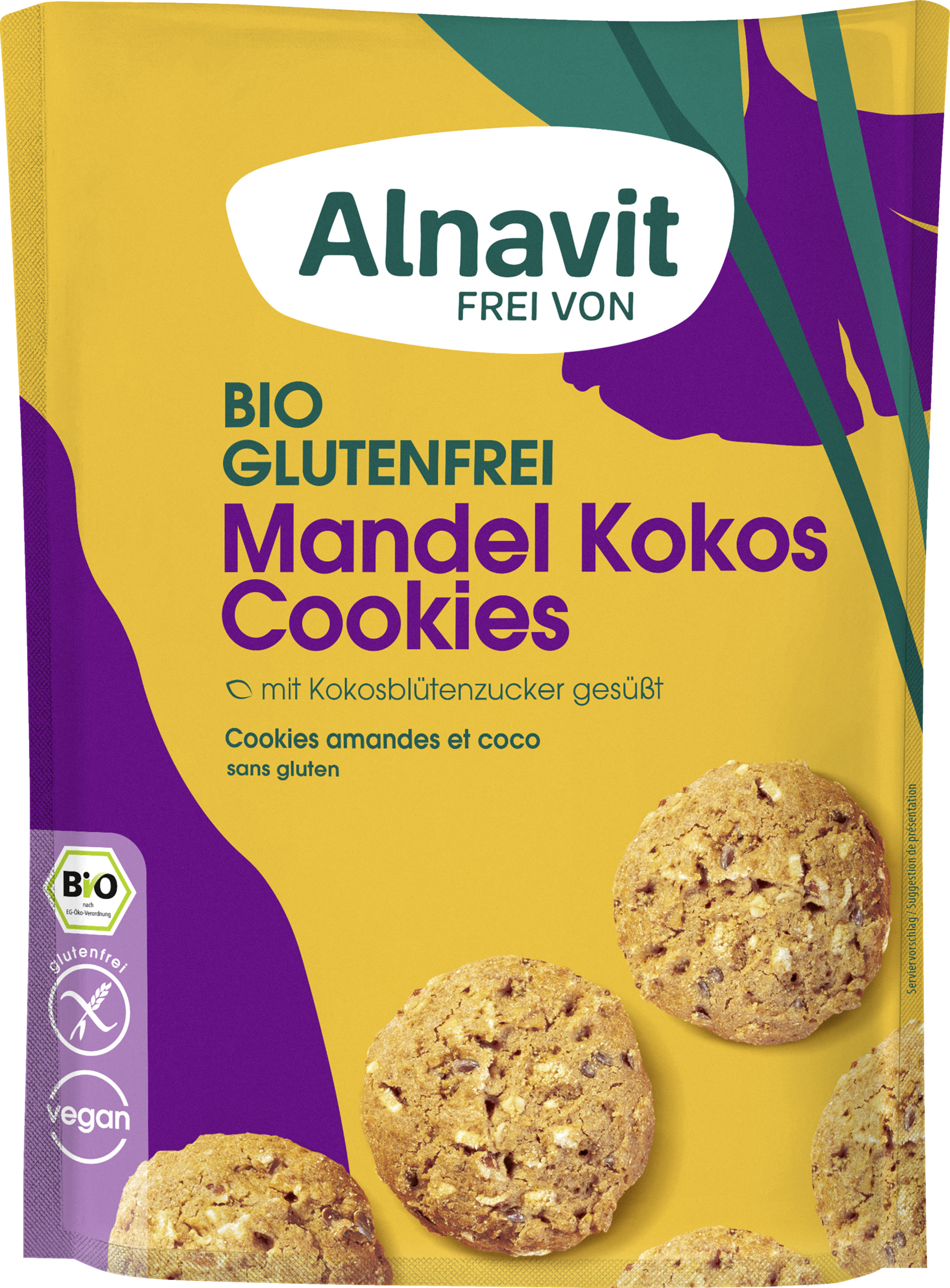 Alnavit Organic Gluten-Free Almond Coconut Cookies 125g