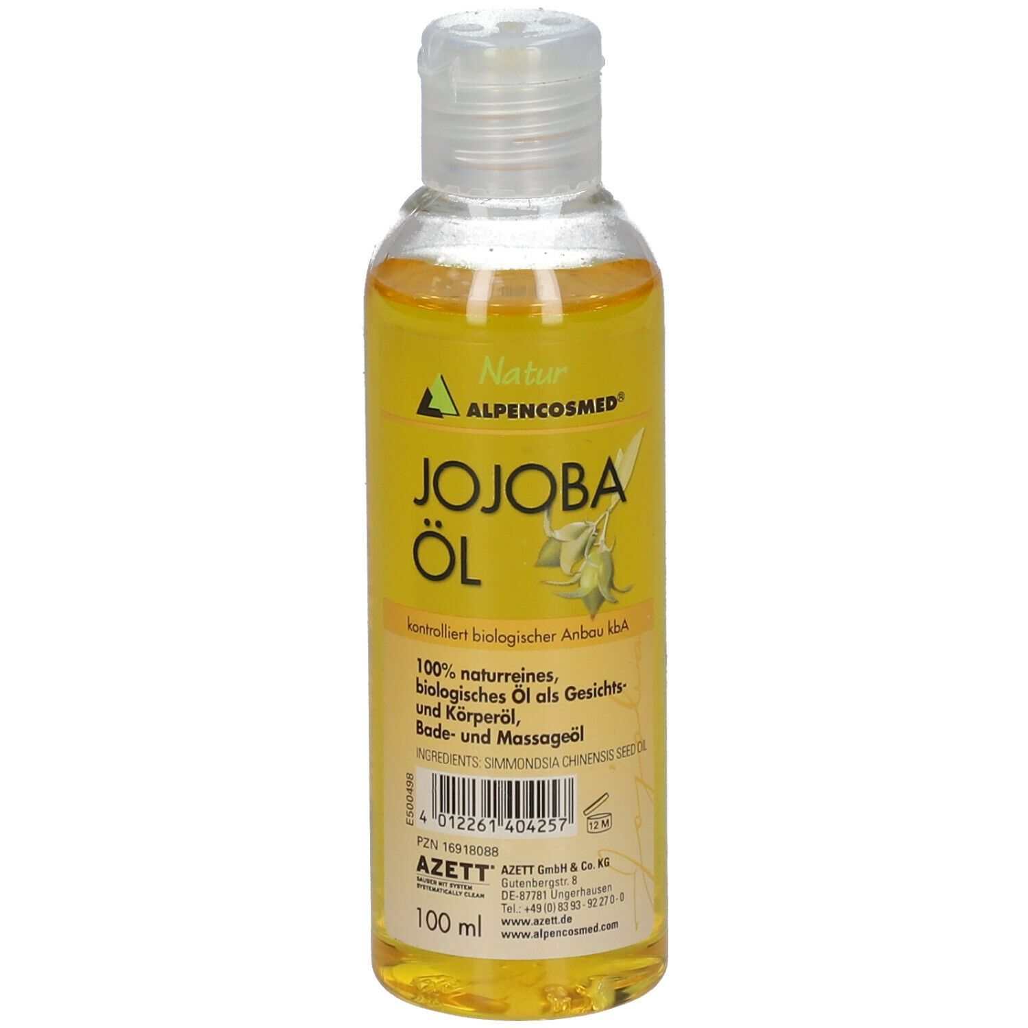 ALPENCOSMED® Natural Jojoba Oil 100 ml