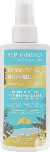 Alphanova Sun After-Sun Soothing Gel Face and Body Spray 125ml