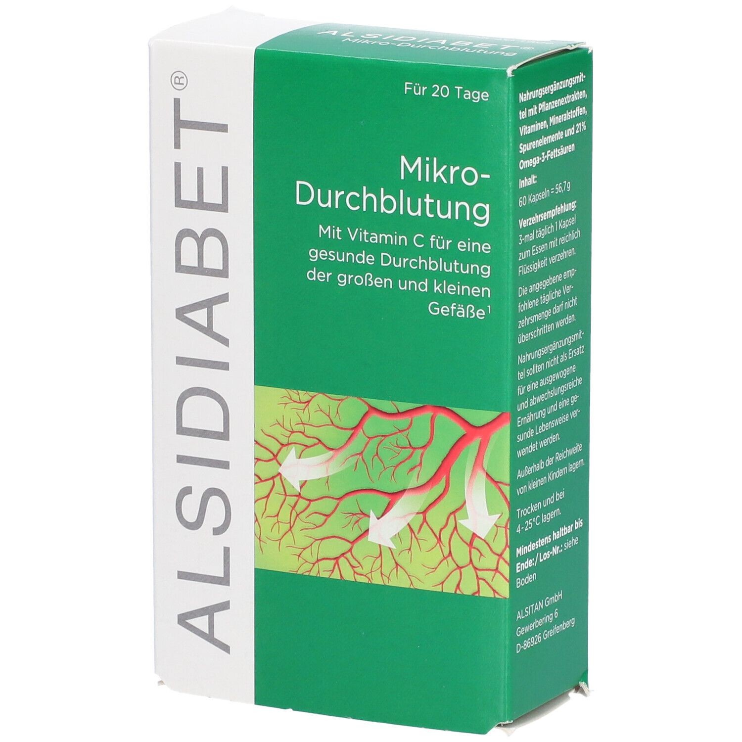 Restaxil Alsidiabet micro blood flow