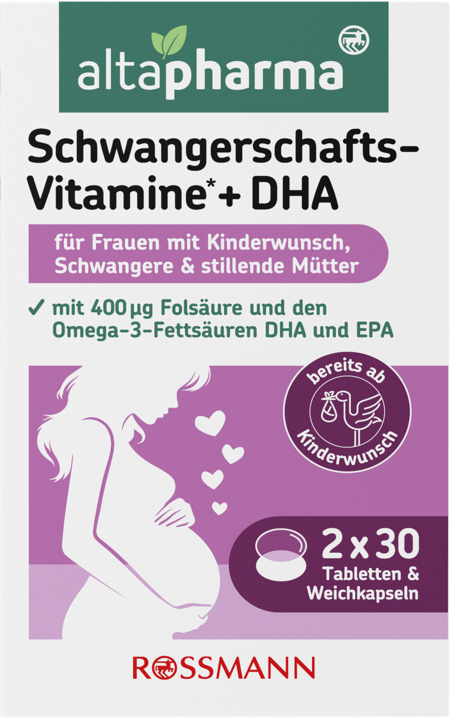 altapharma Pregnancy Vitamins* DHA 44.1g