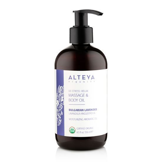 Alteya Organics Relaxing Massage Oil with Lavender 250 ml