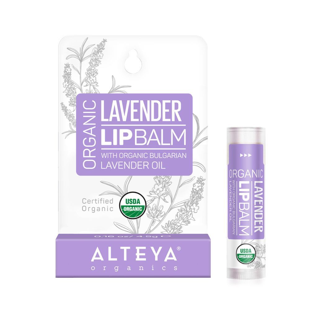 Alteya Organics Lip Balm with Lavender, 5 mg