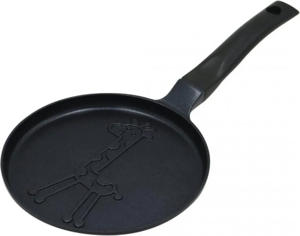 Klausberg Aluminum pancake pan Ø 18 cm with giraffe pattern and non-stick coating
