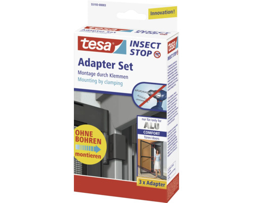 Aluminum hinges for insect protection doors tesa anthracite