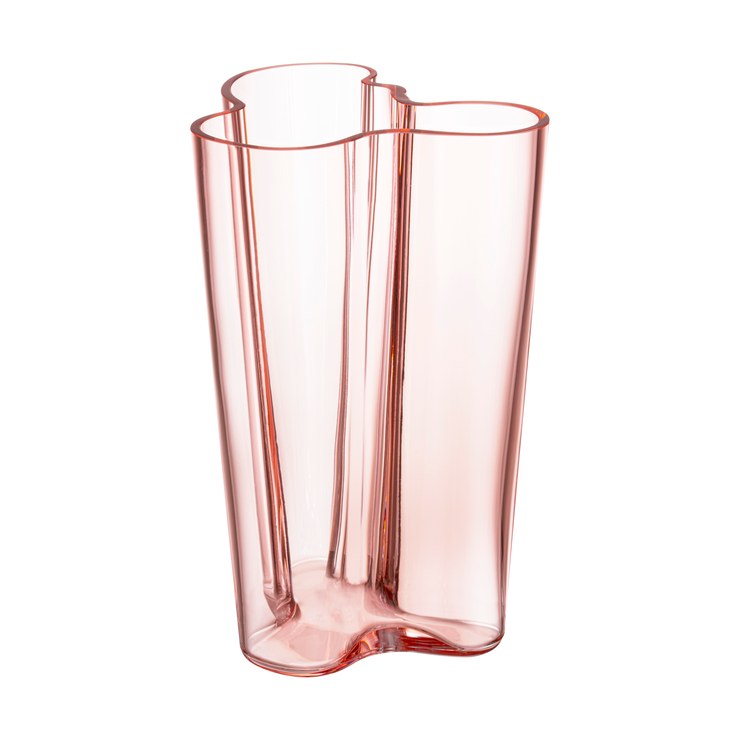 Iittala Alvar Aalto vase salmon pink