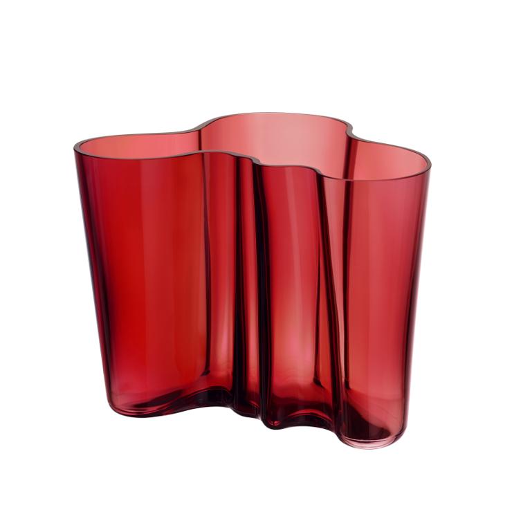 Iittala Alvar Aalto Vase Cranberry