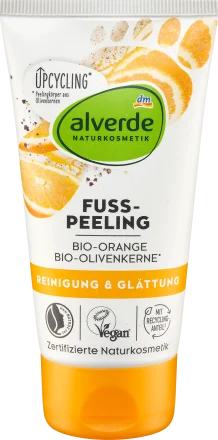 alverde NATURKOSMETIK alverde NATURAL COSMETICS Foot Scrub with Orange, 75 ml