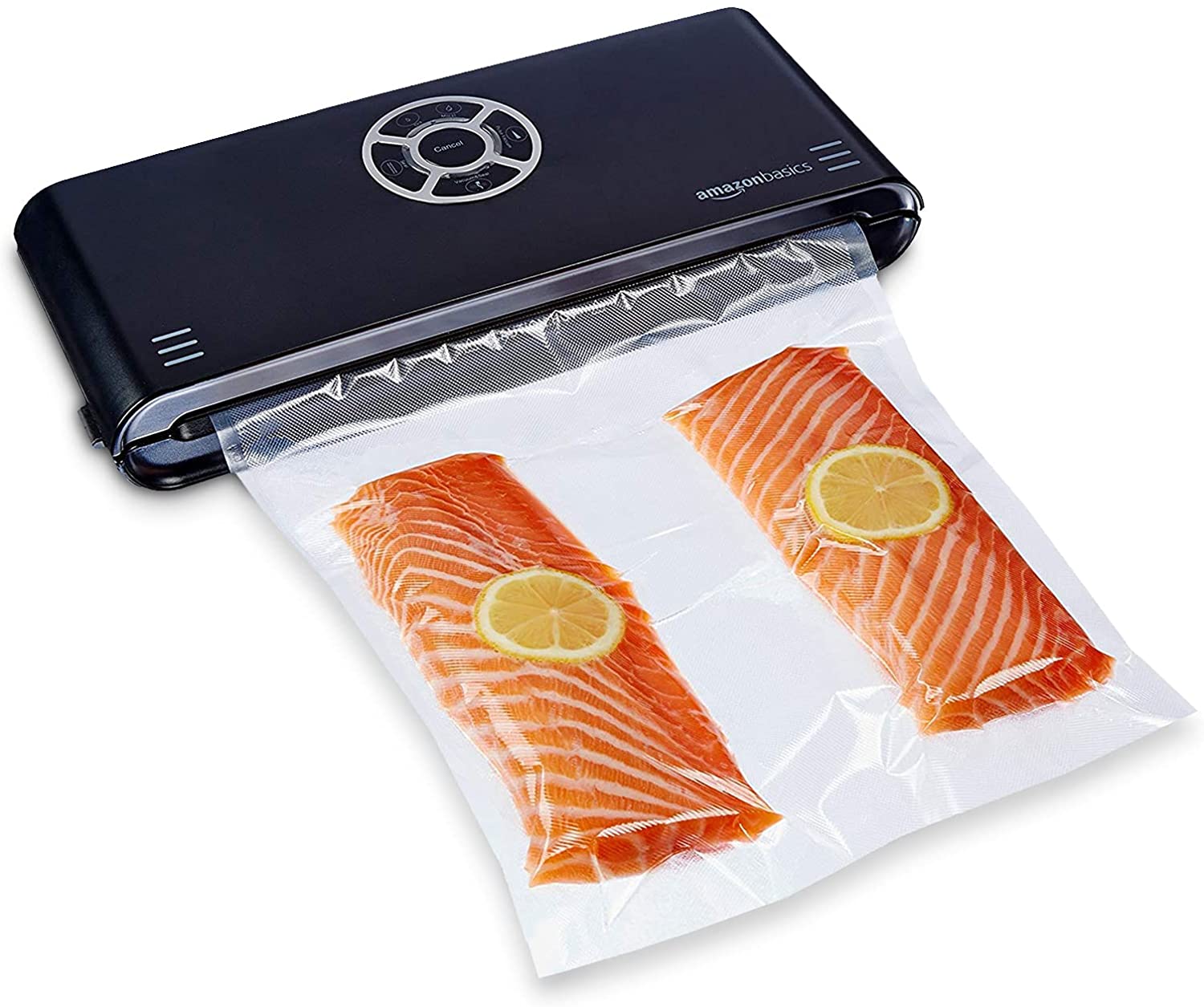 Amazon Basics AmazonBasics - Vacuum Sealer, 30 cm seam + vacuum bag roll, black