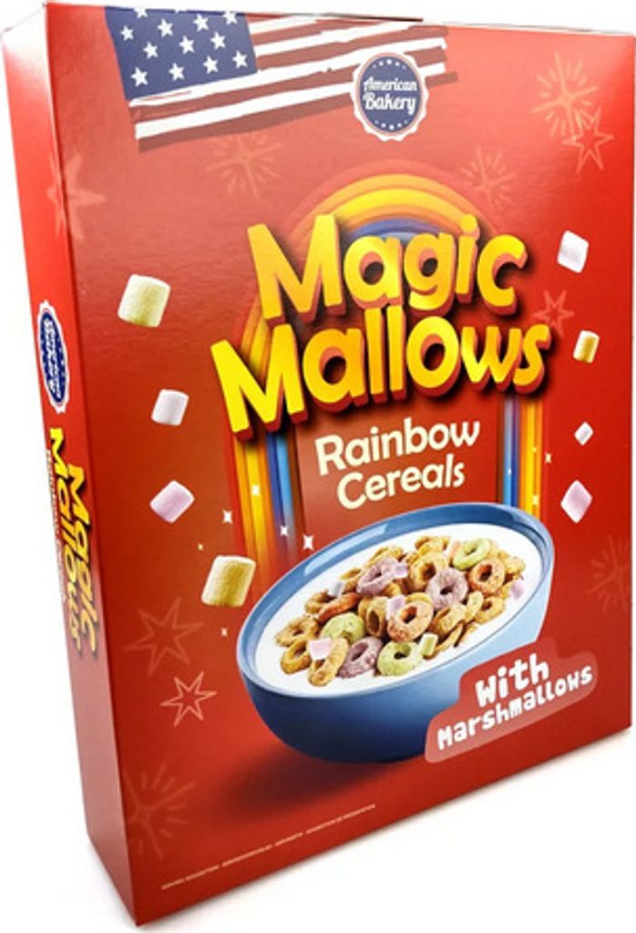 American Bakery - Magic Mallows Rainbow Cereals With Marshmallows 200g