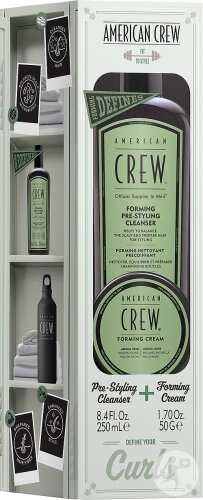 American Crew Set Forming Pre-Styling Cleanser 250ml + Forming Cream 50g