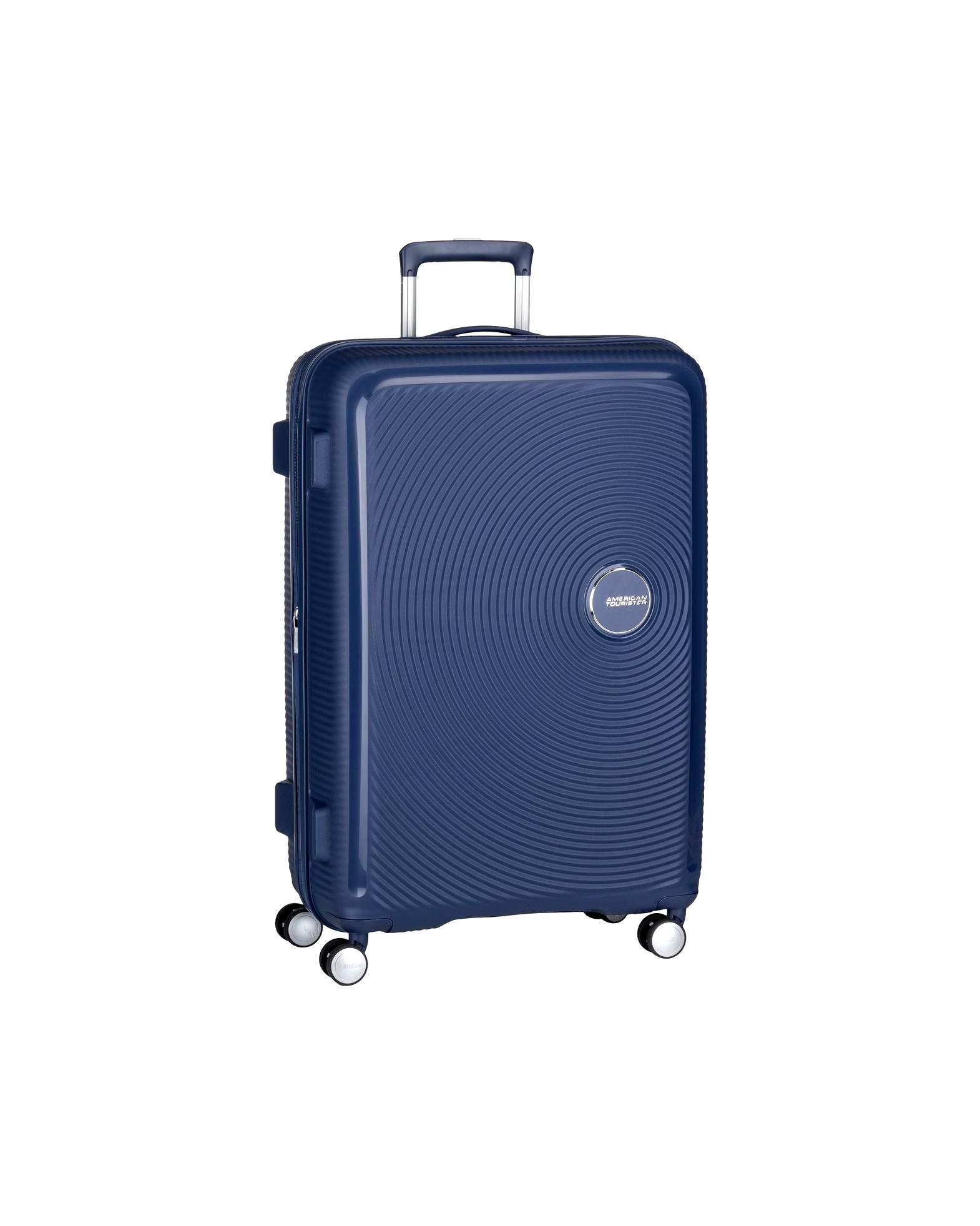 American Tourister Suitcase Trolley Soundbox 4-wheels Midnight Navy