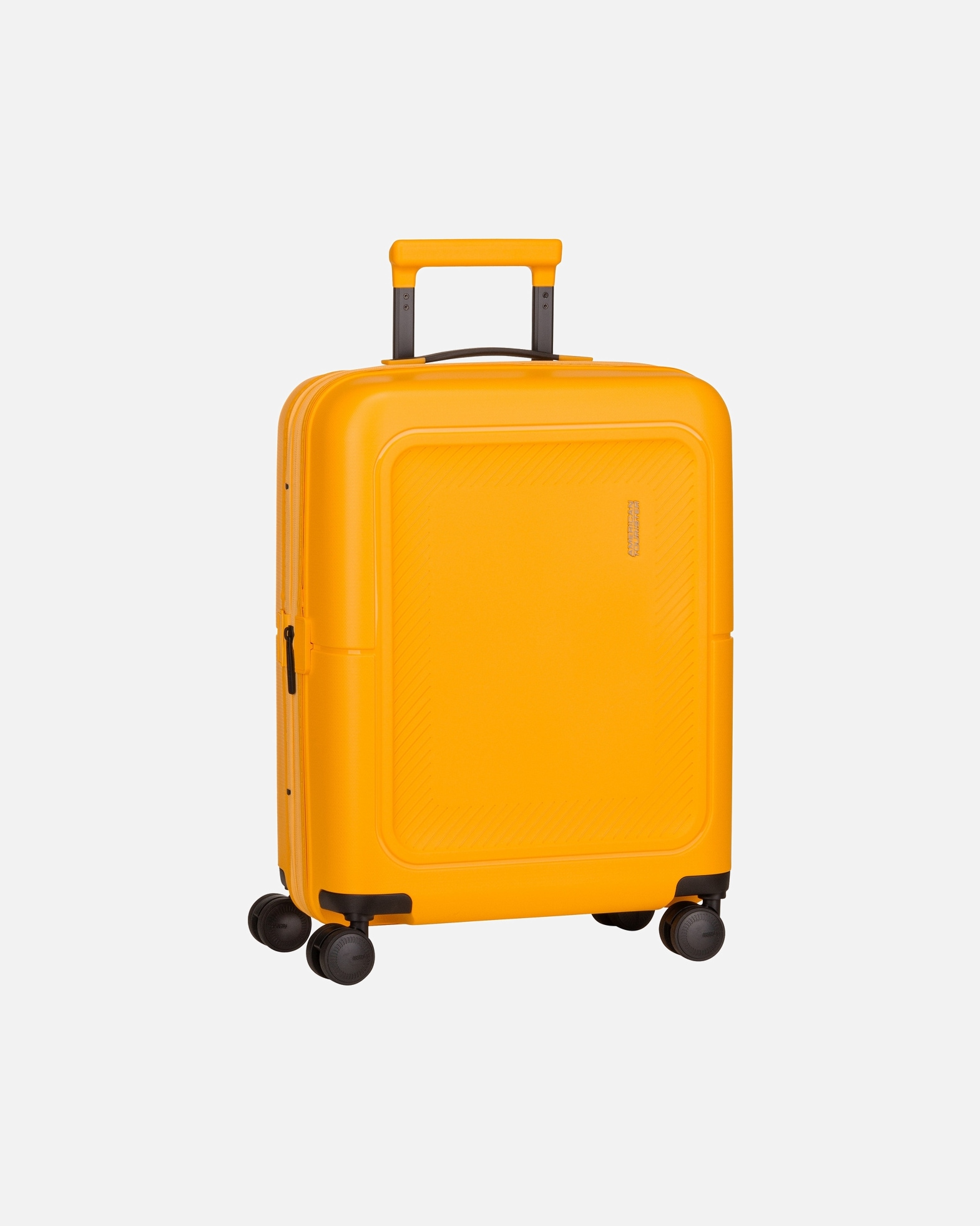 American Tourister Trolley Suitcase & Trolley Dashpop Spinner 55 EXP Golden Yellow