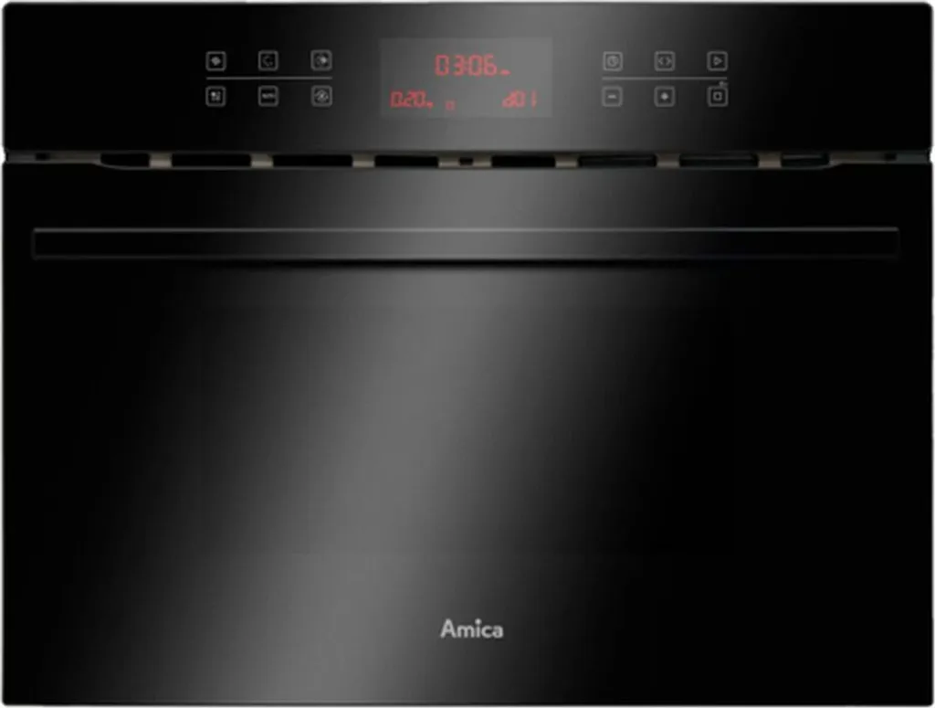Amica - EBC 841 600 S - Compact built-in oven with microwave function - Black