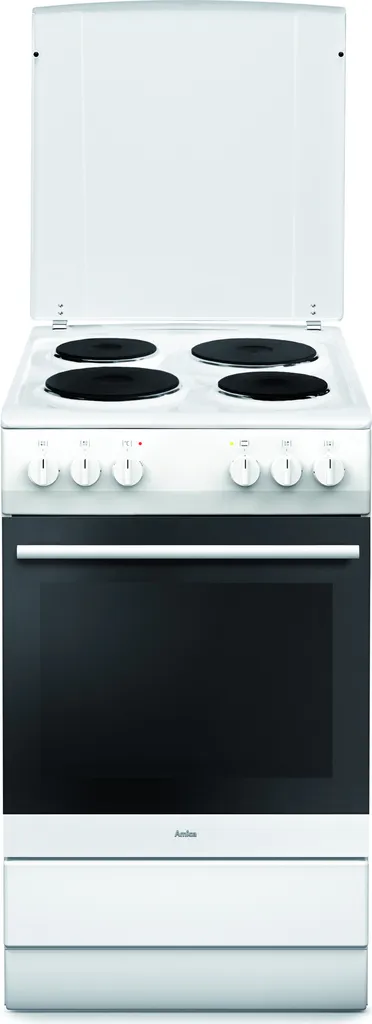 Amica - SHE 11511-1 W - Freestanding Cooker - Glass Ceramic - White - 50 cm