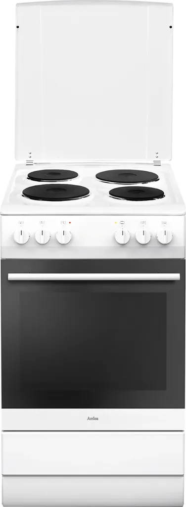 Amica SHE 11555 W, Electric freestanding cooker, 50 cm, NewSeries 500 Design, White, K4.1, Conventional Plus,