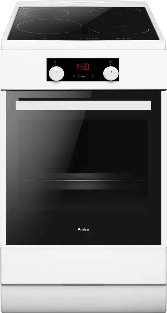 Amica - SHI 905 150 W - Freestanding Cooker - Induction - White - 50 cm
