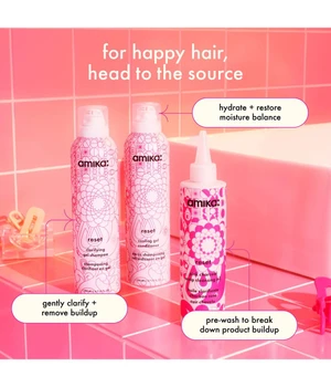 Amika Reset Pink Charcoal Scalp Cleansing Oil