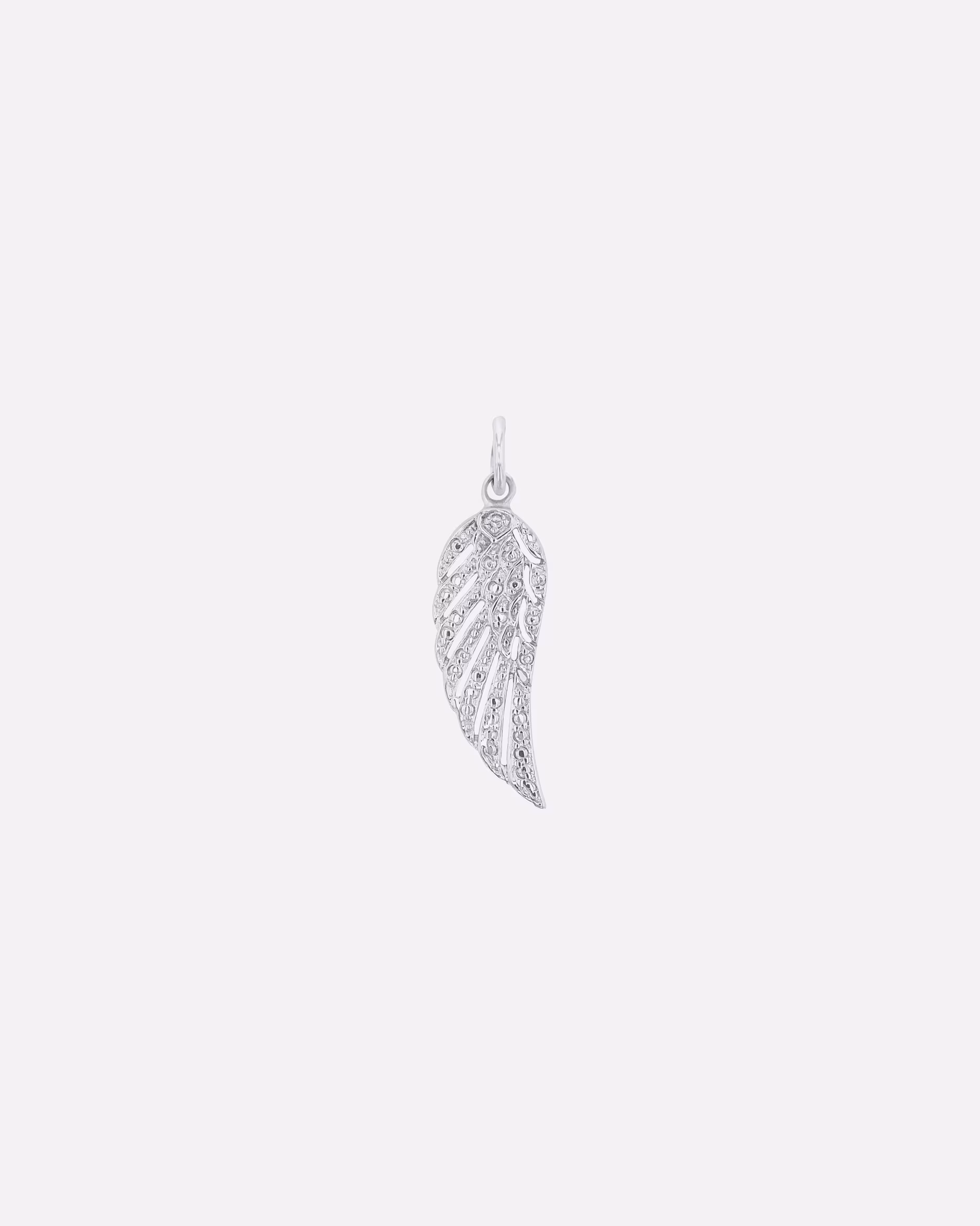 amor pendant motif pendant for women, 925 sterling silver | wing