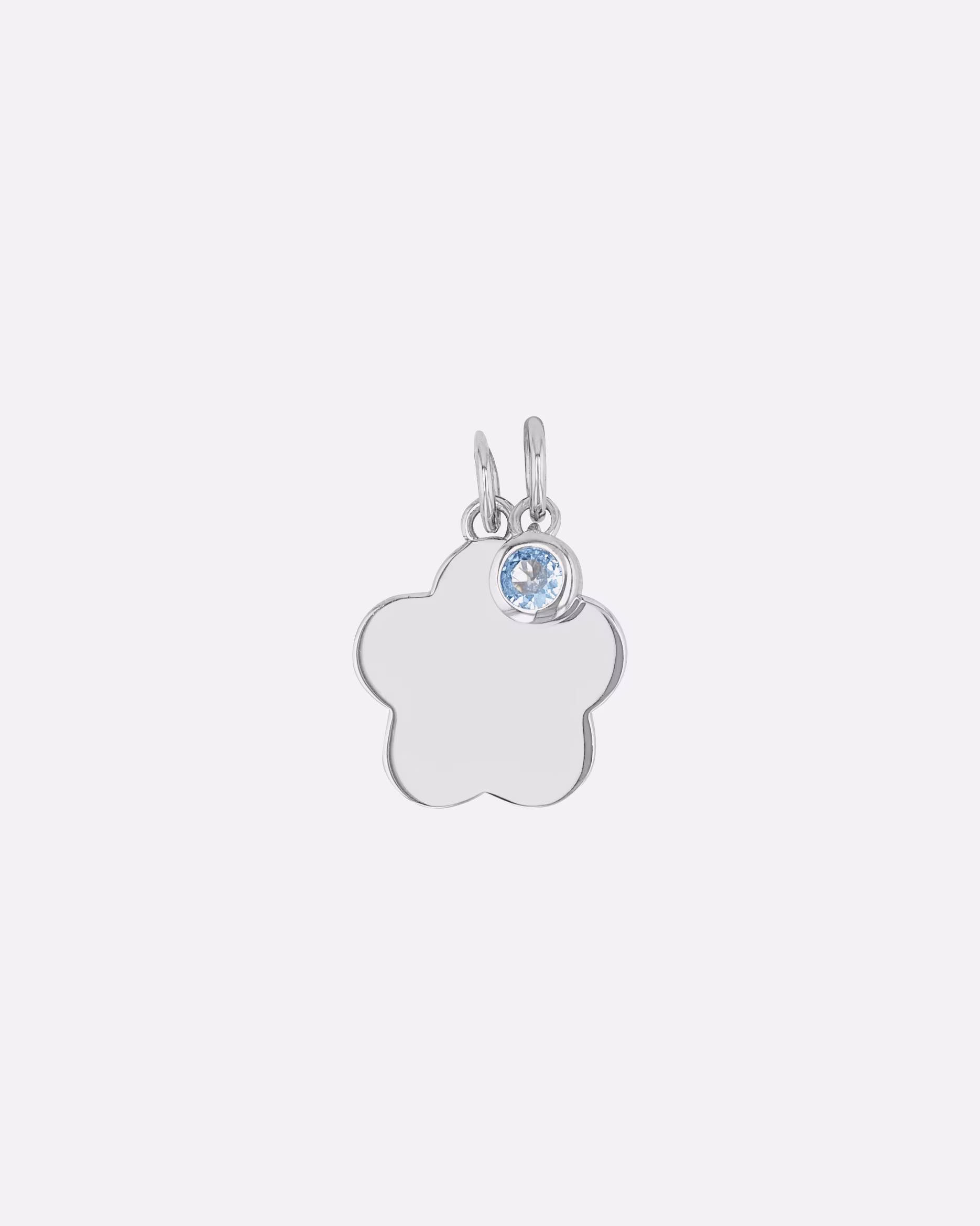 amor pendant motif pendant for women, 925 sterling silver, glass | flower
