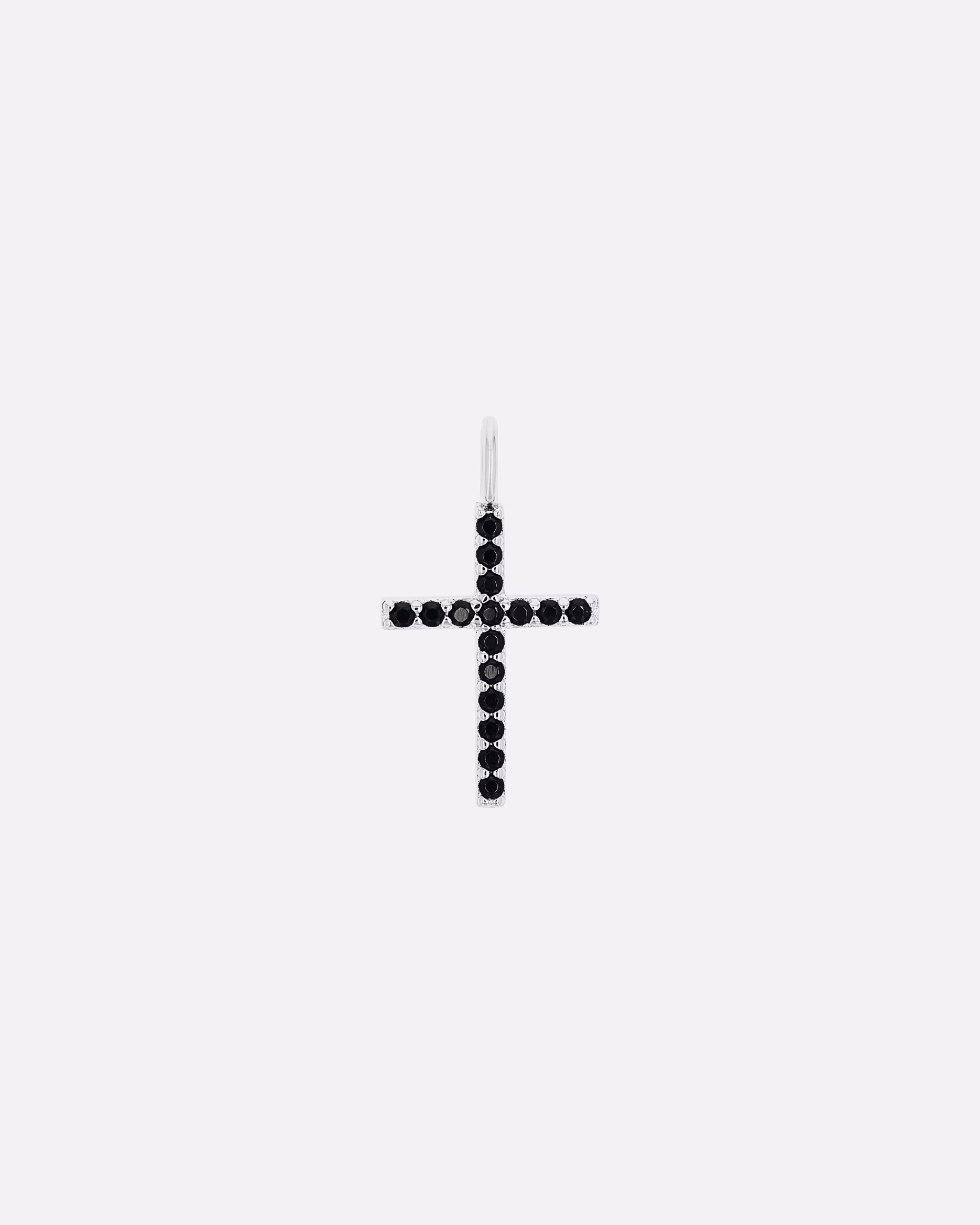 amor pendant motif pendant for women, 925 sterling silver, glass | Cross