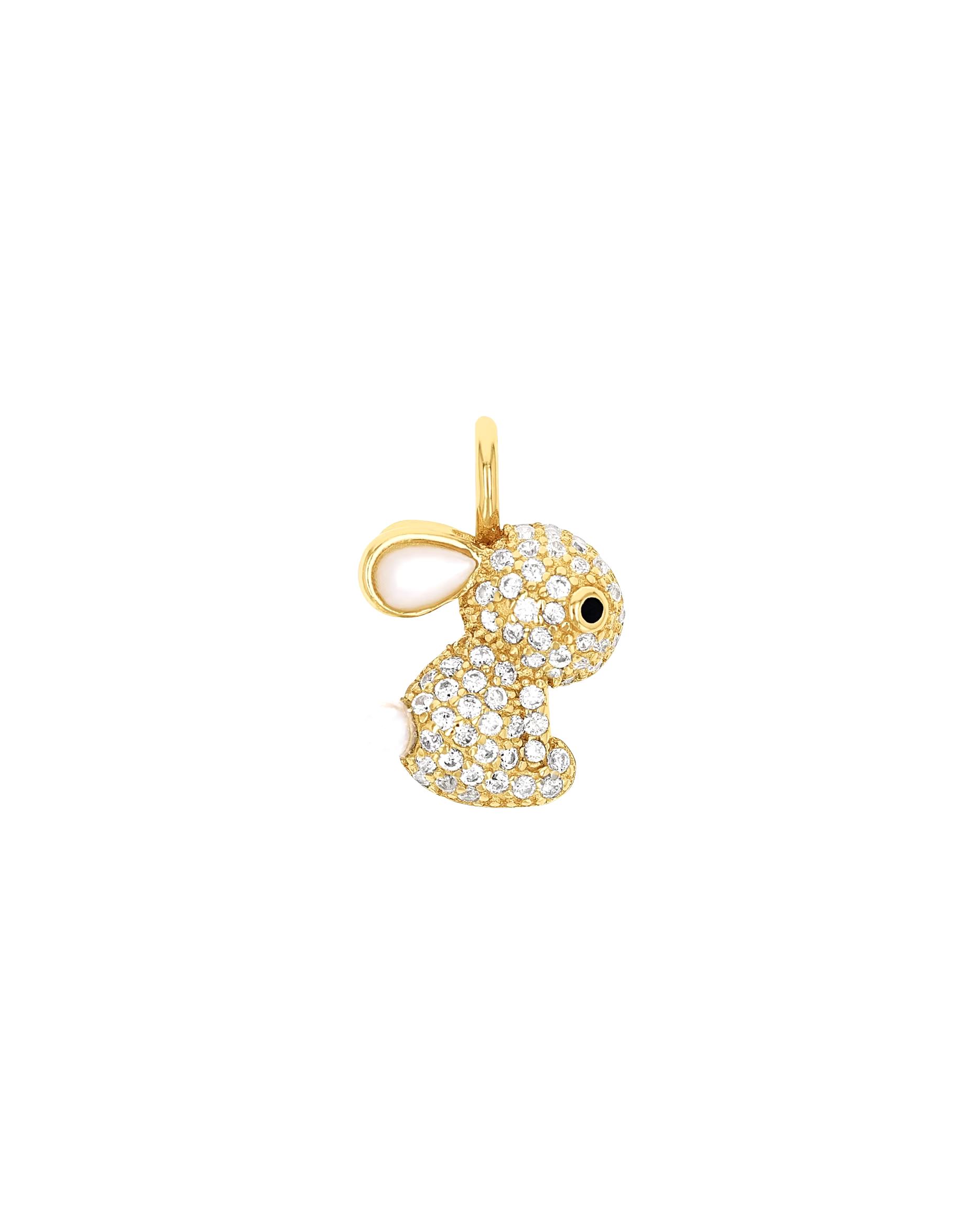 amor pendant motif pendant for women, 925 sterling silver, cat's eye, shell pearl | Hare